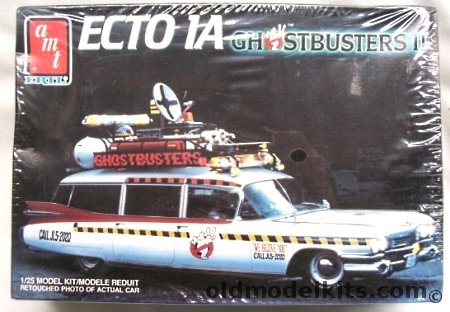 AMT 1/25 Ecto 1A Ghostbusters II 1959 Cadillac Ambulance, 6017 plastic model kit